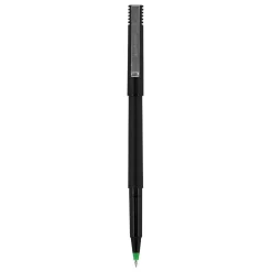 Pens|Uni ball Roller Pen, Micro Point, 0.5mm, Green Ink, Dozen (60154)