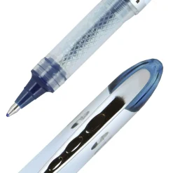 Pens|uni-ball Vision Elite BLX Rollerball Pens, Bold Point, 0.8mm, Blue/Black Ink (61232)