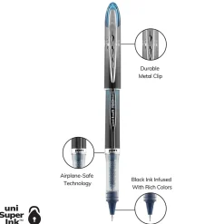 Pens|uni-ball uniball Vision Elite BLX Rollerball Pens, Micro Point, 0.5mm, Blue Ink (69020)