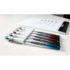 Pens|uni-ball Vision Elite Rollerball Pens, Bold Point, Blue-Black Ink, 12/Pack (61232)