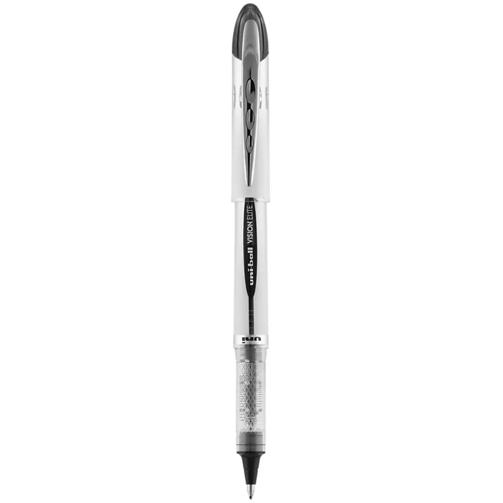 Pens|uni-ball uniball Vision Elite Rollerball Pen Refills, Bold Point, 0.8mm, Black Ink, 2/Pack (61233)