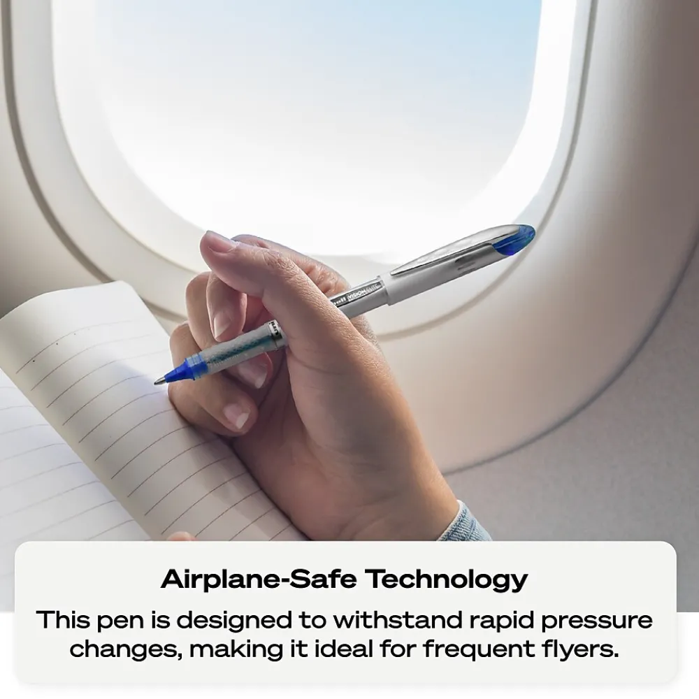 Pens|uni-ball Vision Elite Rollerball Pens, Micro Point, Assorted Colors Ink, 8 Pack (58092)