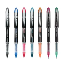 Pens|uni-ball uniball Vision Elite Rollerball Pens, Micro Point, 0.5mm, Blue Ink (69021)