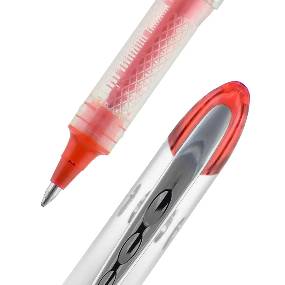 Pens|uni-ball uniball Vision Elite Rollerball Pens, Bold Point, 0.8mm, Red Ink (69023)