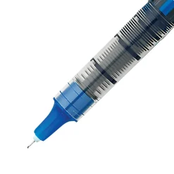 Pens|uni-ball uniball Vision Needle Rollerball Pens, Micro Point, 0.5mm, Blue Ink, 12/Pack (1734919)