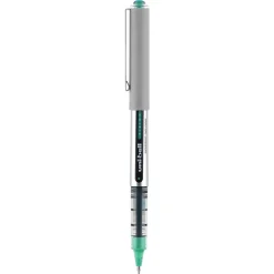 Pens|uni-ball Vision Roller Ball Pen, Fine Point, 0.7mm, Green Ink, 12/Pack (60386)