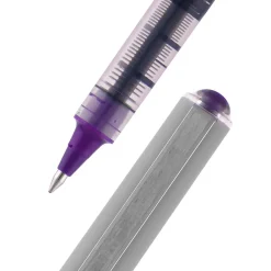 Pens|uni-ball Vision Rollerball Pens, Fine Point, Purple Ink, Dozen (SAN60382)