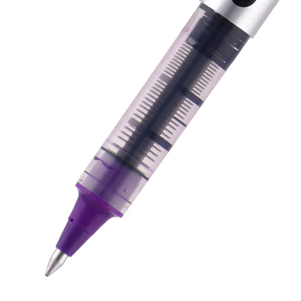 Pens|uni-ball Vision Rollerball Pens, Fine Point, Purple Ink, Dozen (SAN60382)
