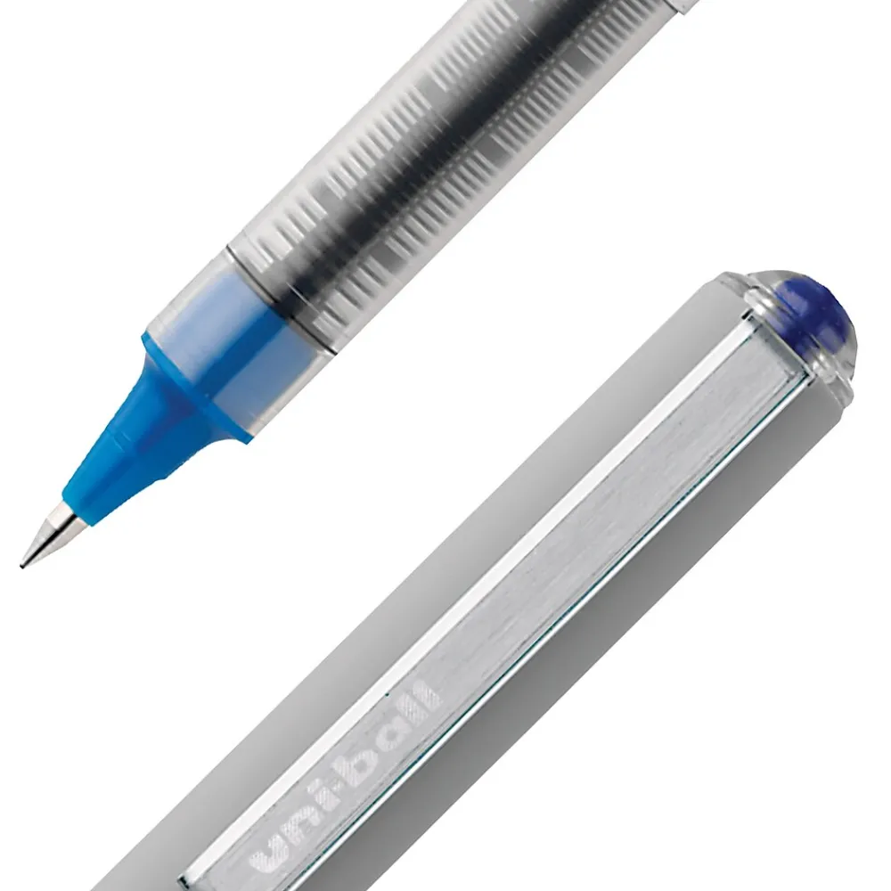 Pens|uni-ball uniball Vision Rollerball Pens, Fine Point, 0.7mm, Blue Ink (60134)