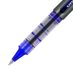 Pens|uni-ball uniball Vision Rollerball Pen, Micro Point, 0.5mm, Blue Ink, Dozen (60108)