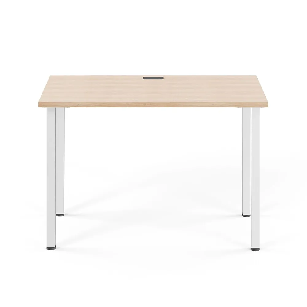 Office Desks*Union & Scale ™ Essentials 42"W Rectangular Writing Desk, Natural (UN60411-C)