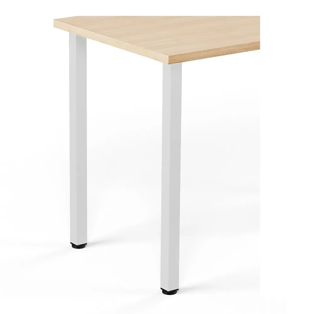Office Desks*Union & Scale ™ Essentials 42"W Rectangular Writing Desk, Natural (UN60411-C)