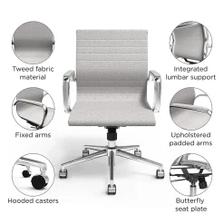 Office Chairs*Union & Scale ™ Everell Ergonomic Fabric Manager Chair, Heather Gray (53279)