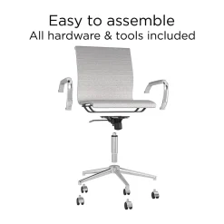 Office Chairs*Union & Scale ™ Everell Ergonomic Fabric Manager Chair, Heather Gray (53279)