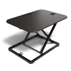 Standing Desks*Union & Scale ™ FlexFit™ 27"W Manual Rectangular Adjustable Desk Converter, Black (UN45516-CC)