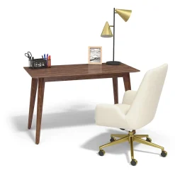 Office Chairs*Union & Scale ™ MidMod Ergonomic Fabric Manager Chair, Cream (UN56982)