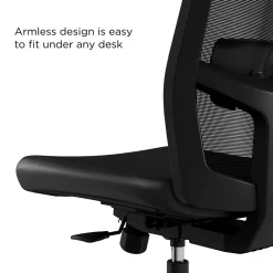 Office Chairs*Union & Scale ™ Workplace2.0™ 500 Series Armless Vinyl Task Chair, Black 52266)