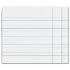 Composition Notebooks|Universal Composition Book, College Rule, 7 1/2 X 9 3/4, White, 100 Sheets, 6/pack