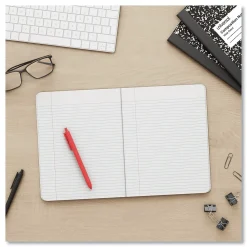 Composition Notebooks|Universal Composition Book, College Rule, 7 1/2 X 9 3/4, White, 100 Sheets, 6/pack