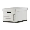 File Storage|Universal Corrugated Boxes, Letter/Legal Size, White, 12/Carton (UNV95224)