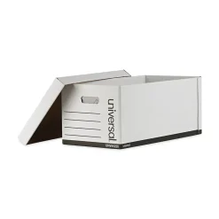 File Storage|Universal Corrugated File Box with Lift Off Lid, 12/Carton (UNV95220)