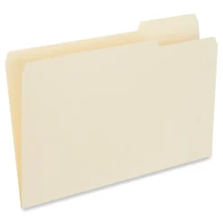 File Folders|Universal File Folder, Legal Size, Manila, 100/Box (UNV15123)