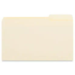 File Folders|Universal File Folder, Legal Size, Manila, 100/Box (UNV15123)