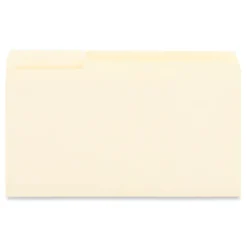 File Folders|Universal File Folder, Legal Size, Manila, 100/Box (UNV15213)