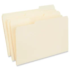 File Folders|Universal File Folder, Legal Size, Manila, 100/Box (UNV15213)