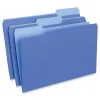 File Folders|Universal File Folder, Legal Size, Blue, 100/Box (UNV15301)