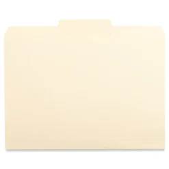 File Folders|Universal File Folder, Letter Size, Manila, 100/Box (UNV12122)