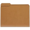 File Folders|Universal File Folder, Letter Size, Kraft, 100/Box (UNV16133)