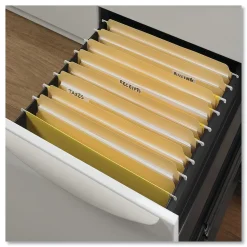 File Folders|Universal File Folder, Straight Cut, Letter Size, Manila, 100/Box (UNV12110)