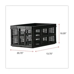 File Storage|Universal Filing/Storage Tote, Black, 10 1/4