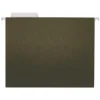 Hanging File Folders|Universal Recycled Hanging File Folder, Letter Size, Standard Green, 25/Box (UNV14113)