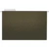 Hanging File Folders|Universal Recycled Hanging File Folder, Legal Size, Standard Green, 25/Box (UNV14213)