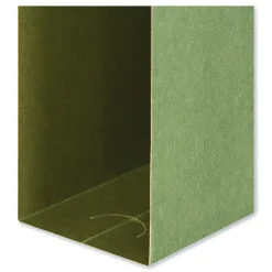 Hanging File Folders|Universal Reinforced Recycled Hanging File Folder, Letter Size, Green, 25/Box (UNV14142)