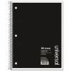 Subject Notebooks|Universal Wirebound Notebook, 8.5 x 11, College Ruled, 120 Sheets, Assorted Color Cover (UNV66400)
