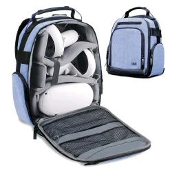 USA Gear U Series UBK VR Headset Backpack, Medium, Blue (9033575)