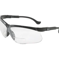 Honeywell Uvex Uvex Genesis® Eyewear, Reading Magnifier Glasses, +2.0, Black Frame, Clear Lens (S3762)