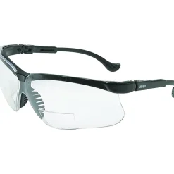 Honeywell Uvex Uvex Genesis® Eyewear, Reading Magnifier Glasses, +2.0, Black Frame, Clear Lens (S3762)
