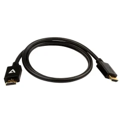 V7 HDMIPRO-1M-BLK 3.3' HDMI Audio/Video Cable, Black
