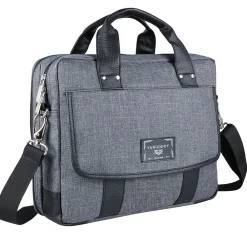 14" Laptop Messenger Bag, Chrono Grey (MSBLEA132)<Vangoddy Online