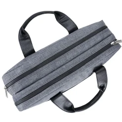 14" Laptop Messenger Bag, Chrono Grey (MSBLEA132)<Vangoddy Online