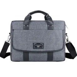 Chrono Grey Laptop Messenger Bag Fit 14 to 15.6 Inch Laptop (MSBLEA133)<Vangoddy