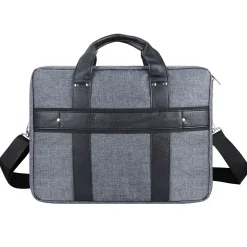 Chrono Grey Laptop Messenger Bag Fit 14 to 15.6 Inch Laptop (MSBLEA133)<Vangoddy