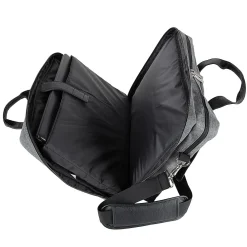 Chrono Grey Laptop Messenger Bag Fit 14 to 15.6 Inch Laptop (MSBLEA133)<Vangoddy