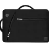 Laptop Messenger, Black Nylon (LAPLEA033)<Vangoddy Best