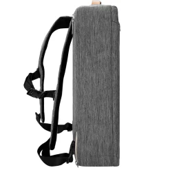 Laptop Messenger, Gray Nylon (LAPLEA022)<Vangoddy New