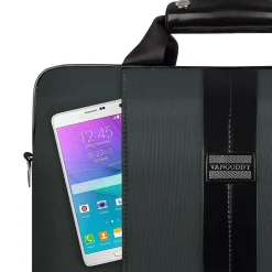Laptop Notebook Messenger Bag Business Case 14 to 15.6 Inch, Metal Grey (PT_MSBLEA122_M)<Vangoddy Outlet
